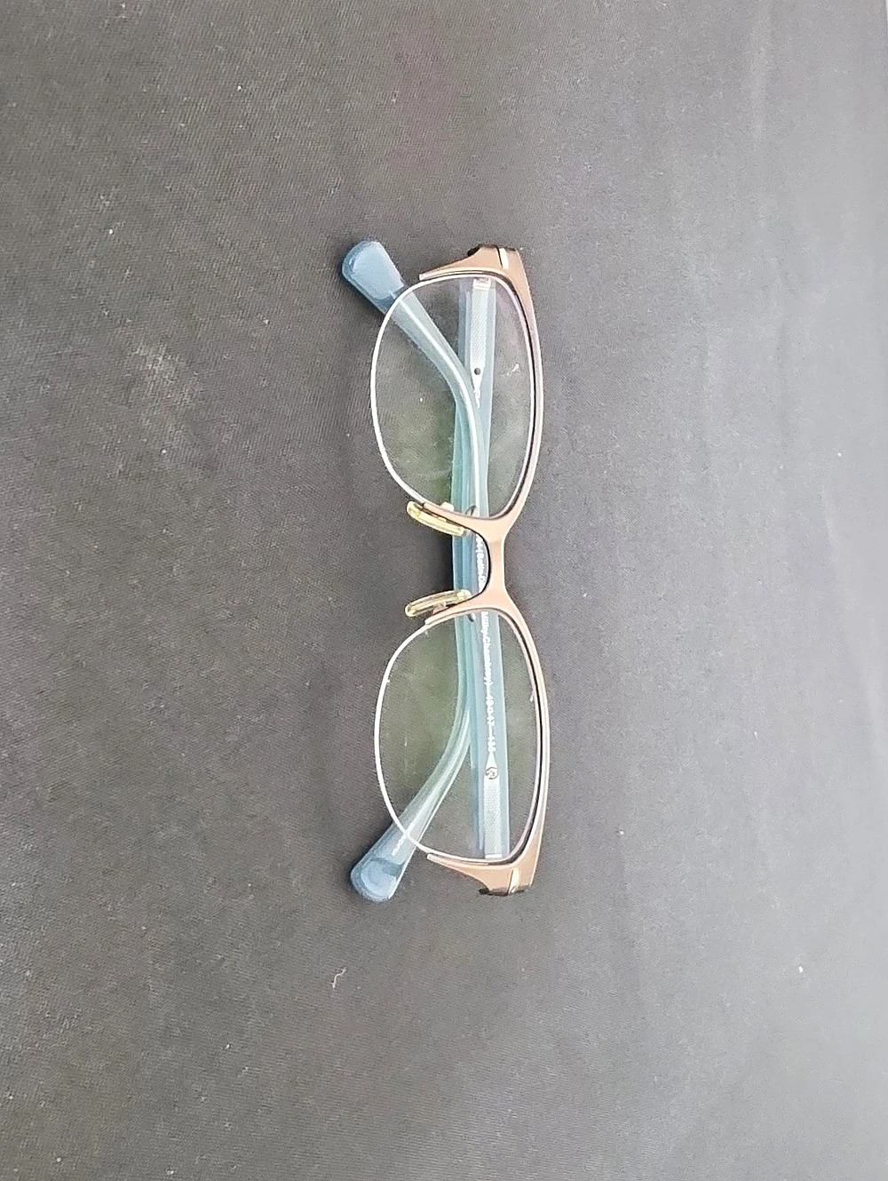 Coach Blue & Gold Eyeglasses